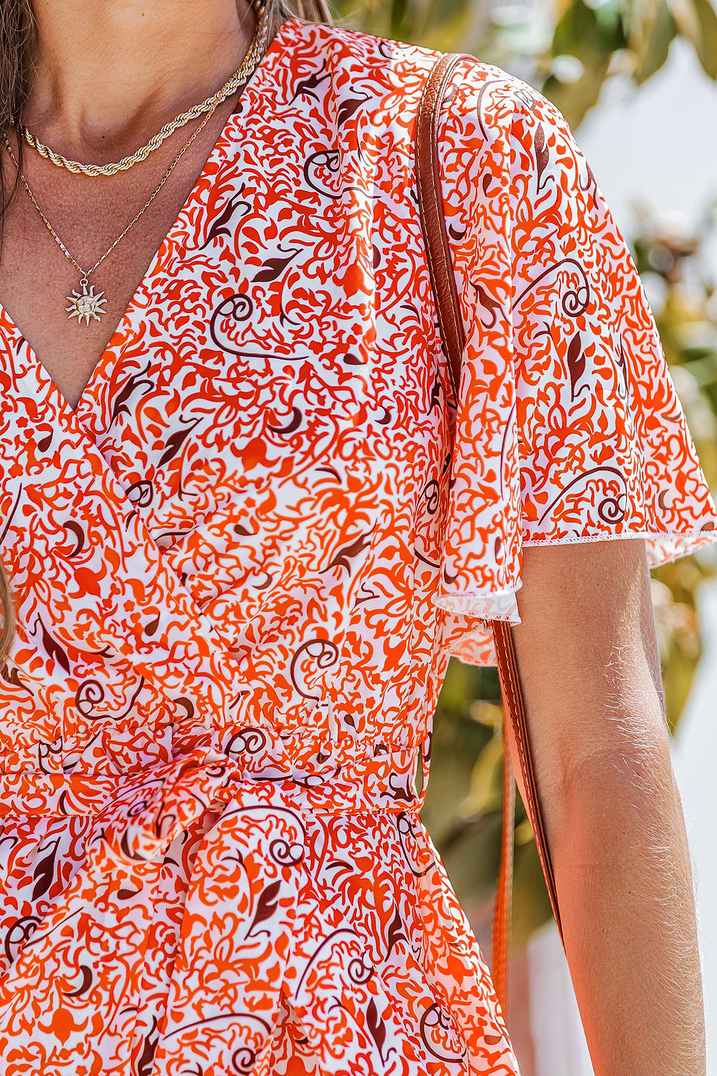 Scarlet Meadow Floral Mini Dress