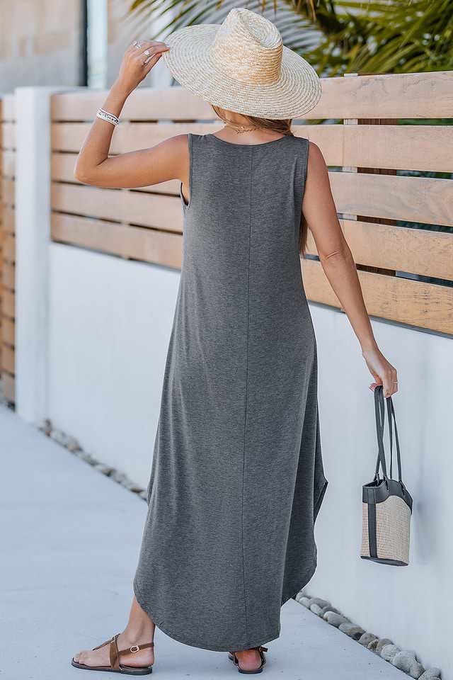 live life on the beach dress Life on the Beach Graphic Maxi Dress