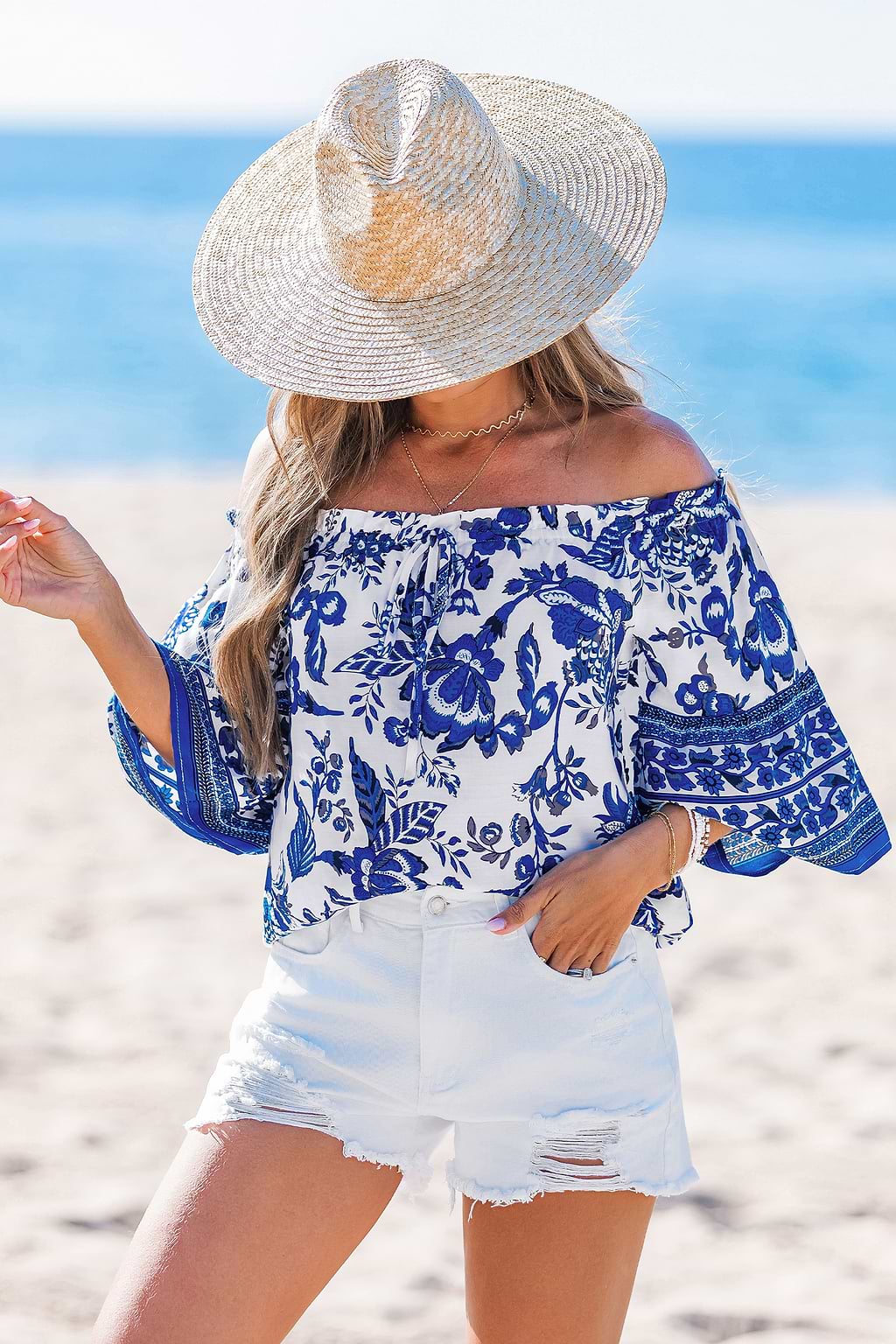Blooming Dreamscape Floral Top