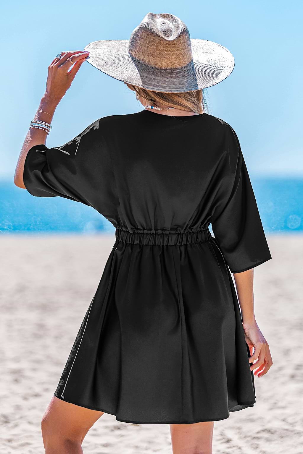 Noir Allure Black Mini Dress