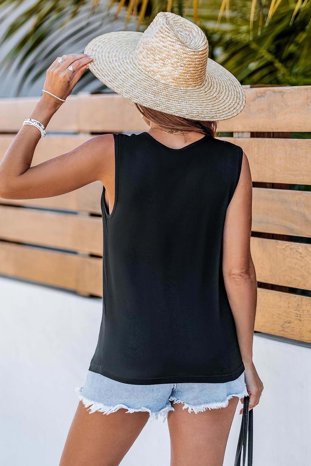 Refined Staple Black Top