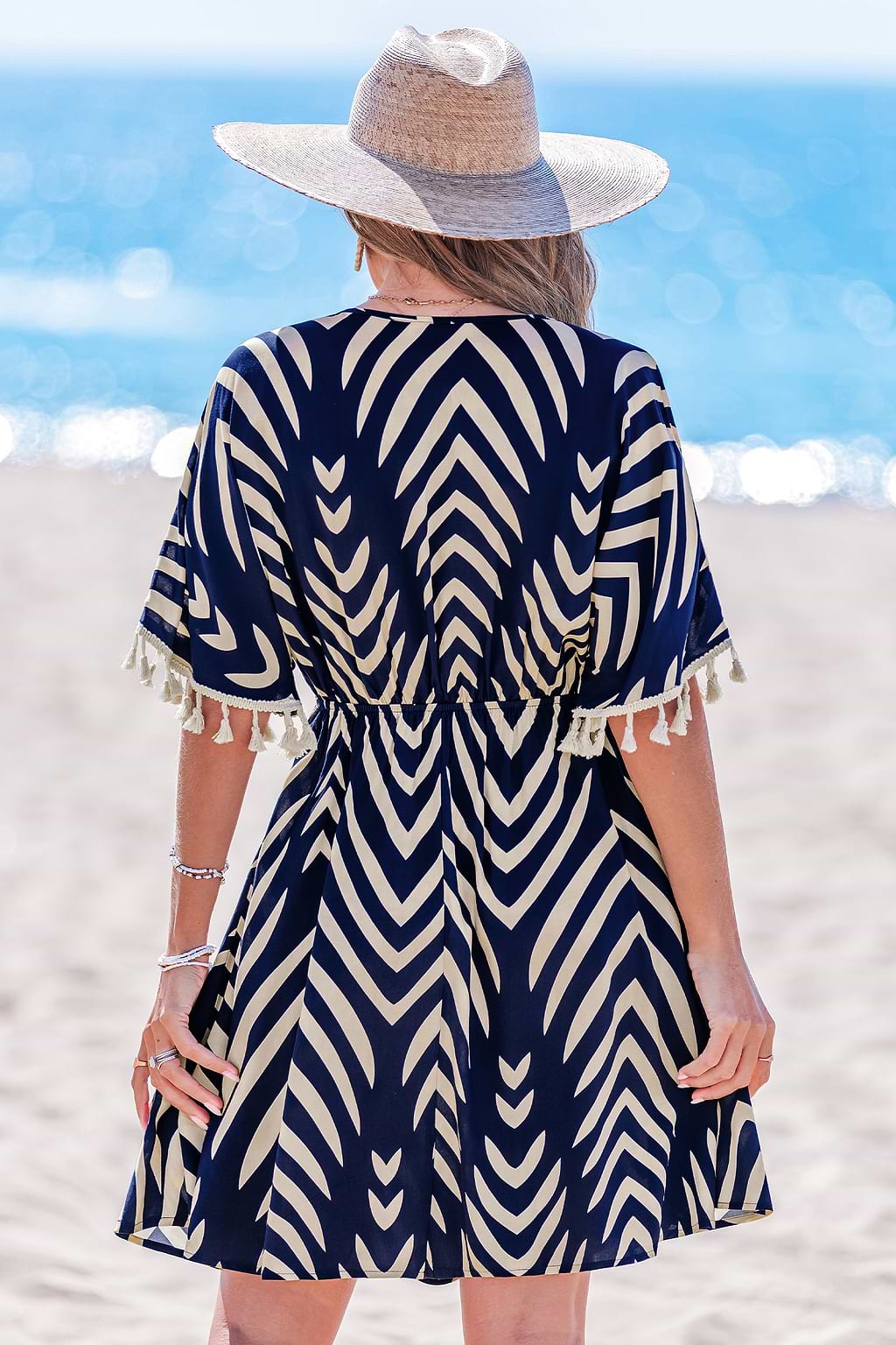 Tropic Oasis abstracte minijurk