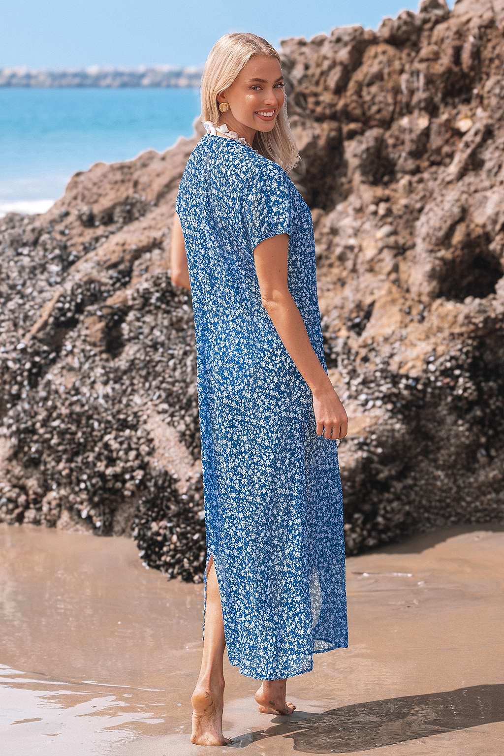 Summer Breeze Floral Cover-Up Kimono