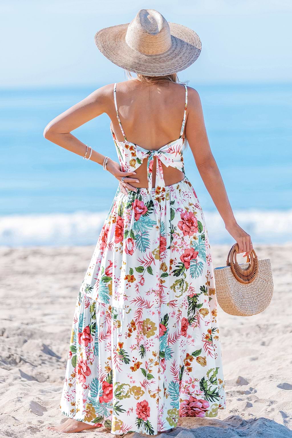 Spring Romance Floral Maxi Dress