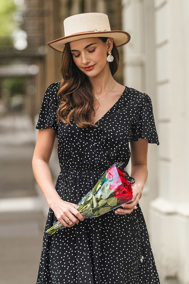 ditsy floral cotton dress Plus Size All Over Print Split Thigh Dress, Casual Puff Sleeve Tie Front Dress, Women Plus Clothing for Summer Beach Daily Black at Amazon Women's Clothing store Size CN/US:L / 8 Maternity and nursing friendly Atlanta Boutique Bodycon Dress Dark Gray