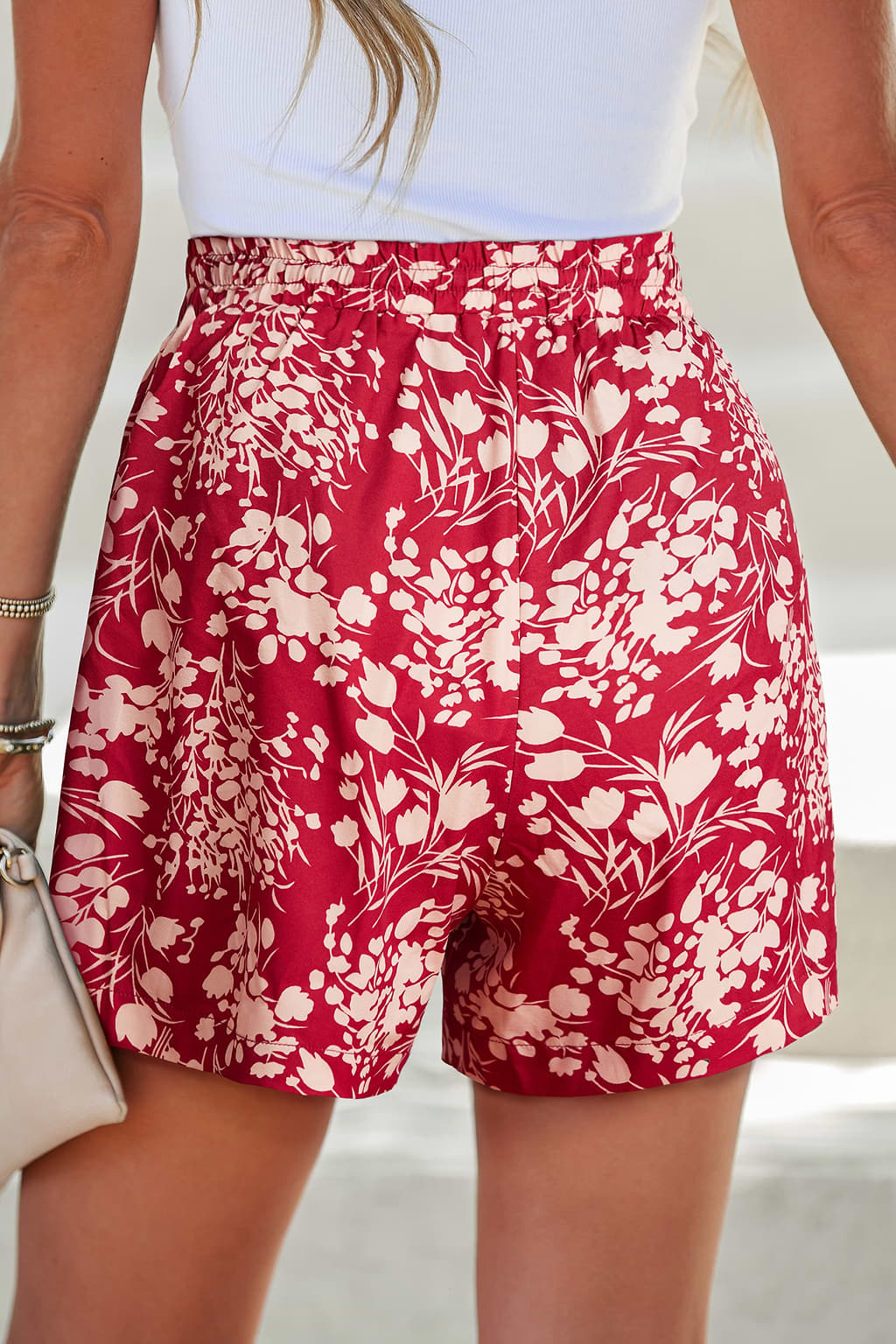 Garden Grace Floral Cover-Up Shorts