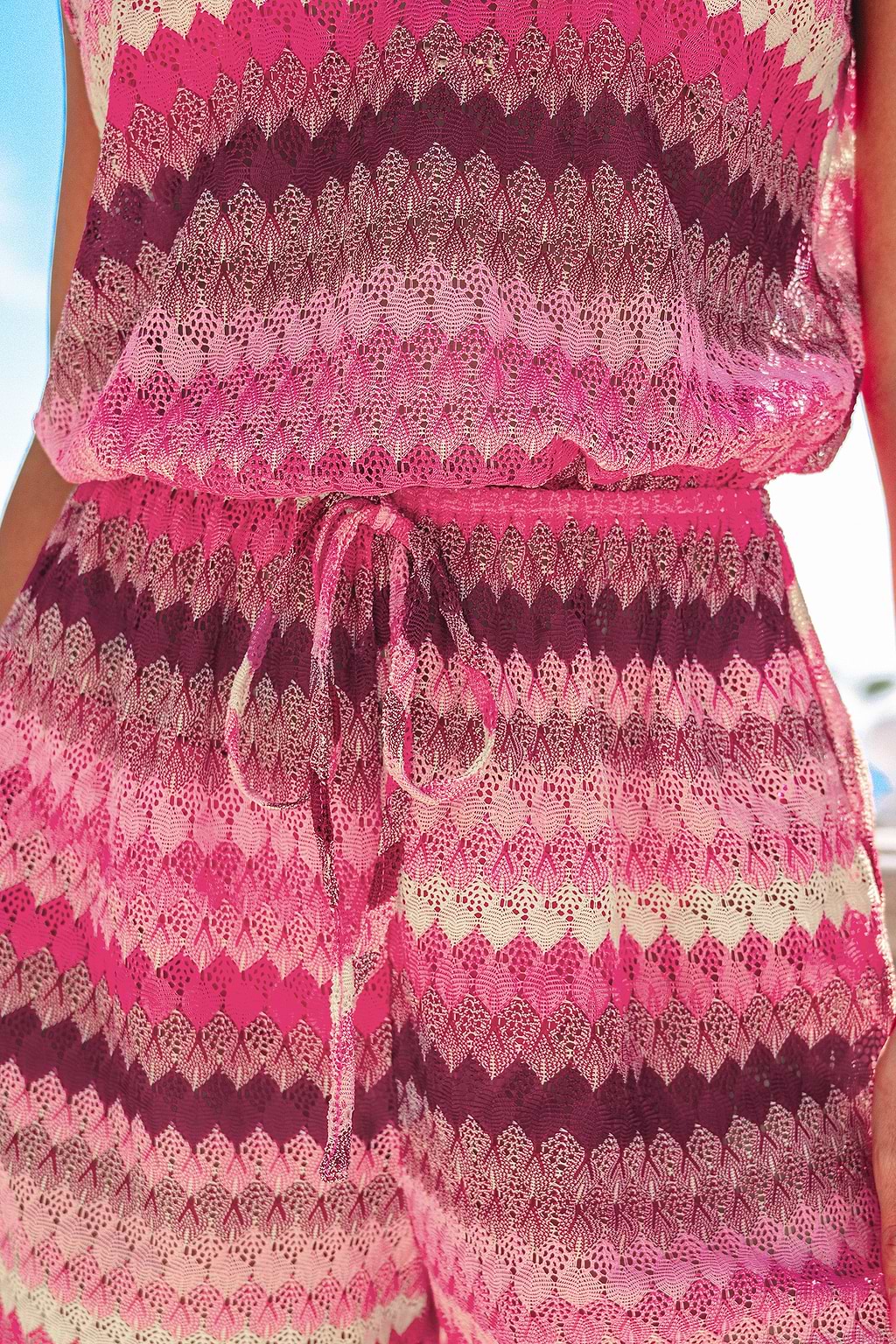 Sunset Hues Ombre Romper
