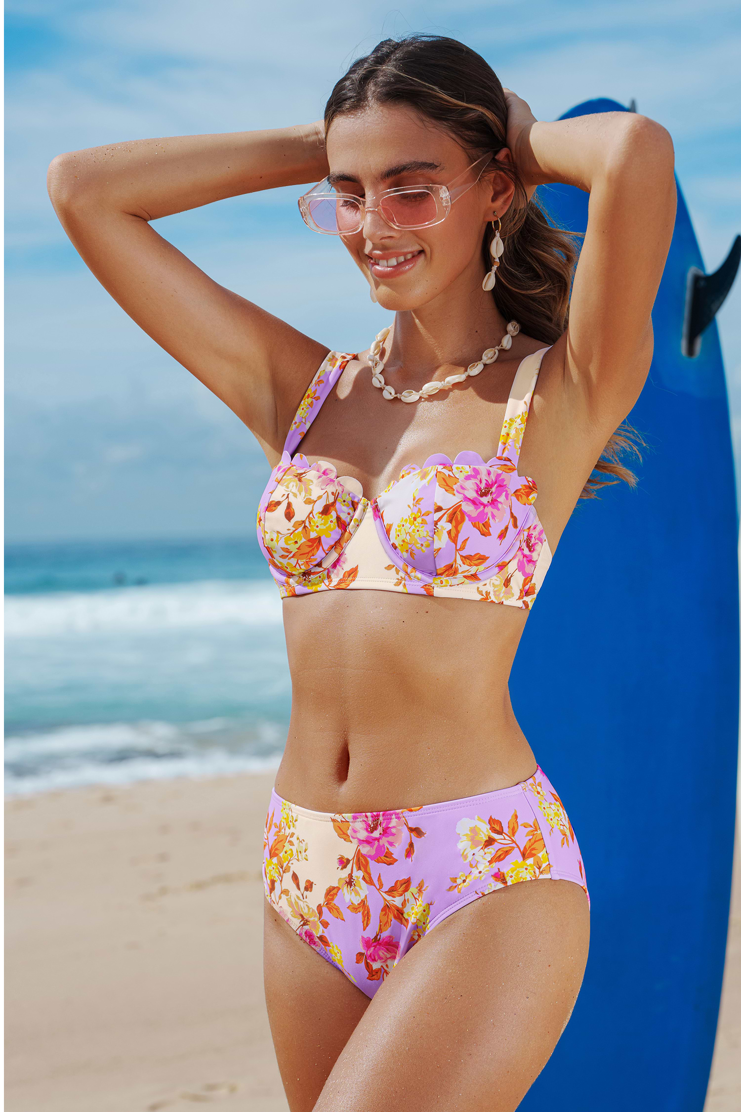 CUPSHE/Can’t Help It Floral ビキニセット Can't Help It Floral Bikini Set