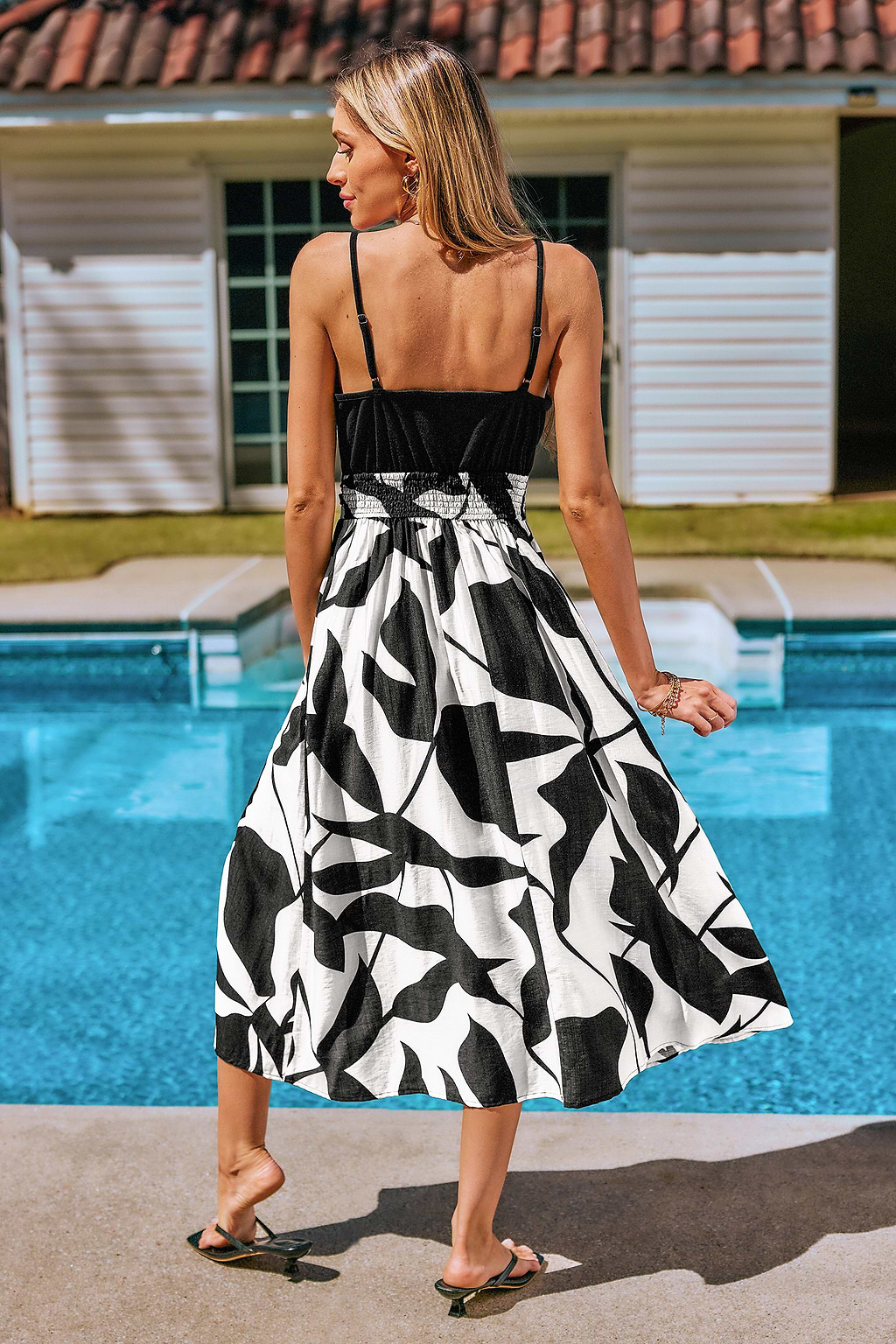 Nocturne Muse Black Wrap Midi Dress