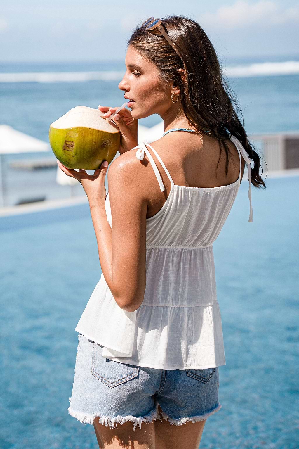 Vanille Blush Witte Top