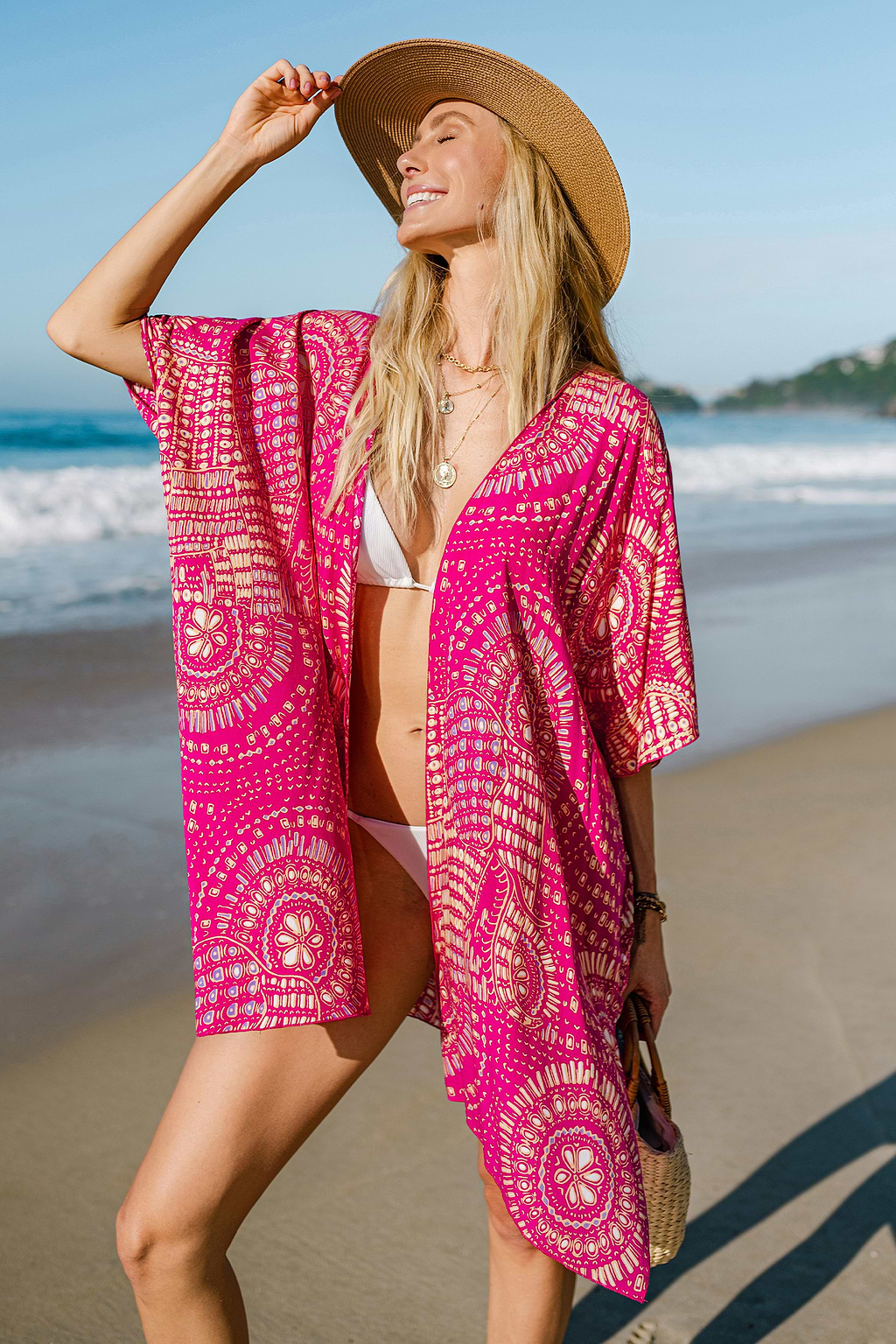 Salt Wind Ornate Cover-Up Kimono