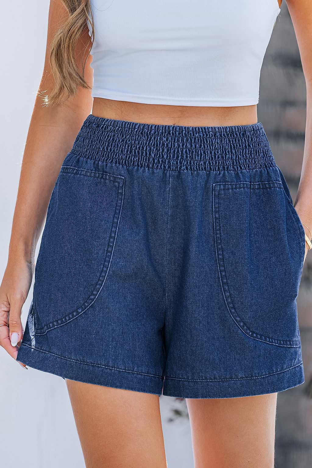 City Beat Denim Shorts