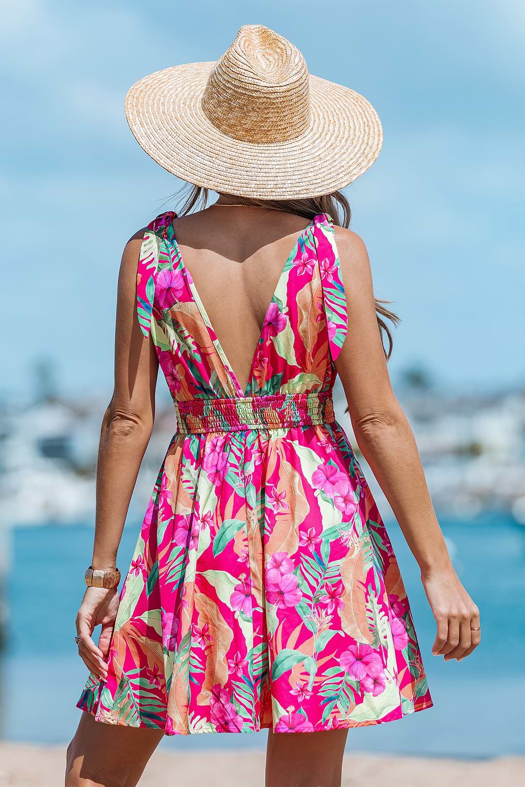 Pretty in Paradise Floral Mini Dress