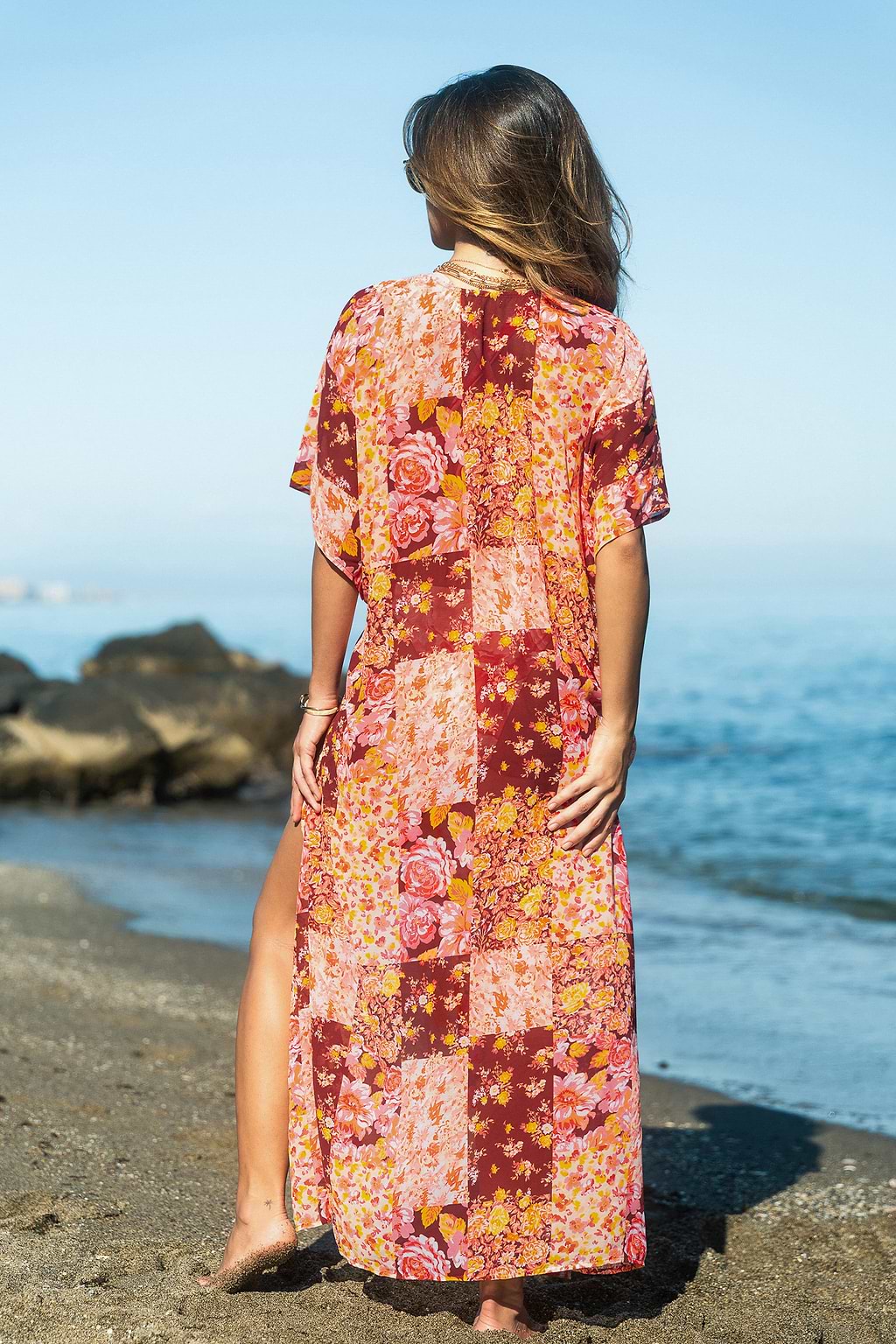 Festival Bound Floral Cover-Up Kimono