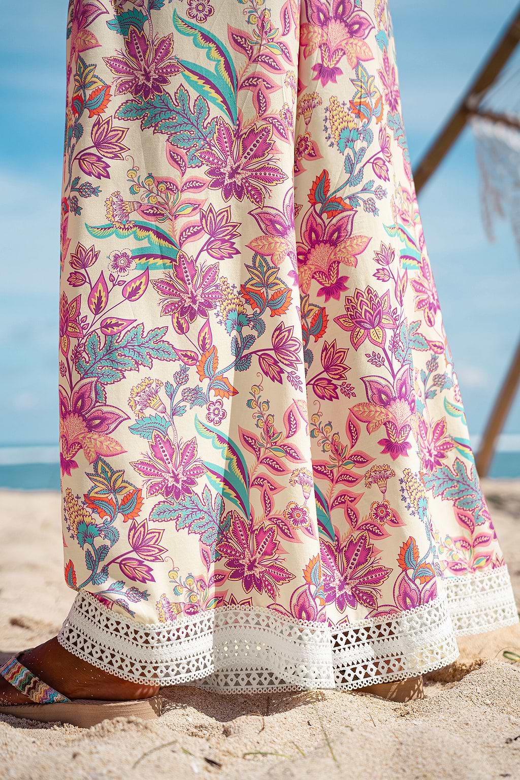 Desert Dreamer Floral Cover-Up Pants