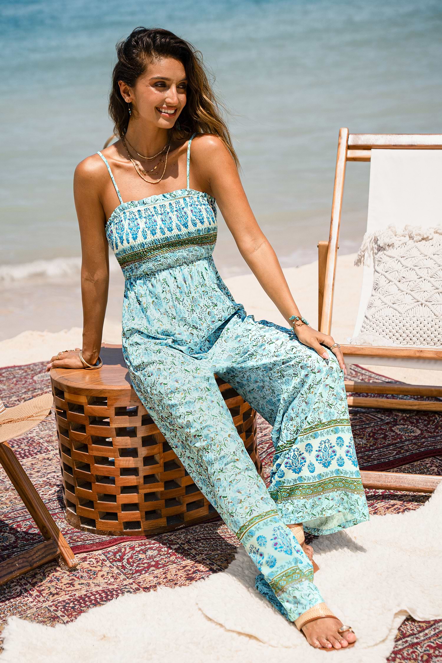 Daisy Hour Floral Jumpsuit | Breezy Wide-Leg Style | Cupshe