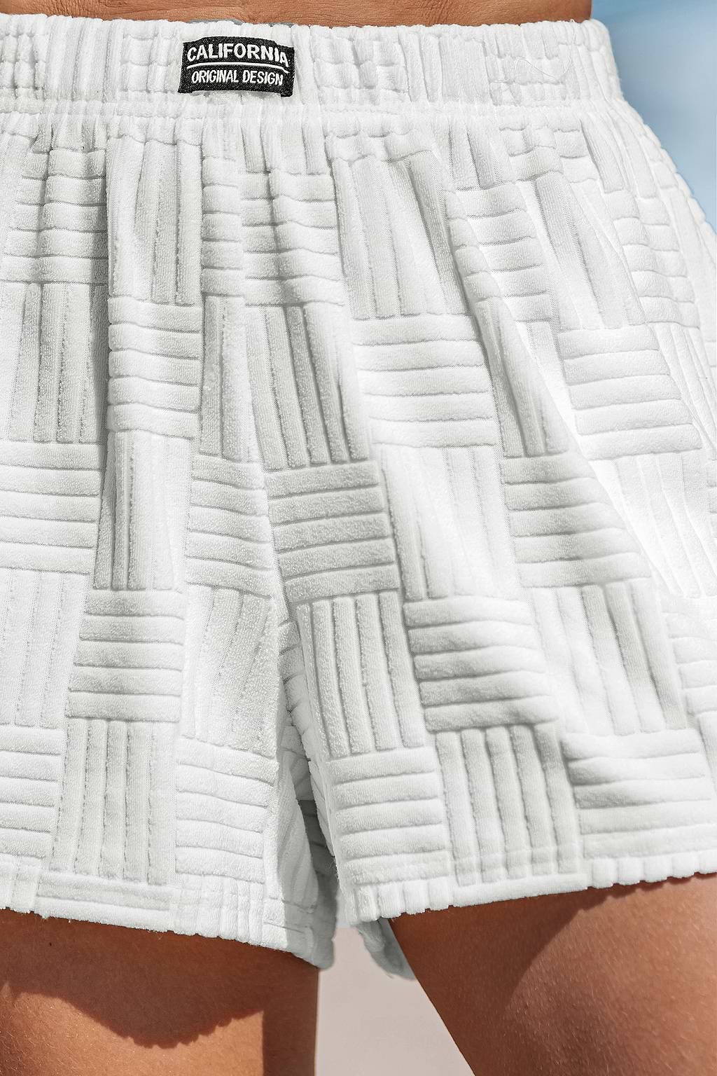Cali Coast White Shorts