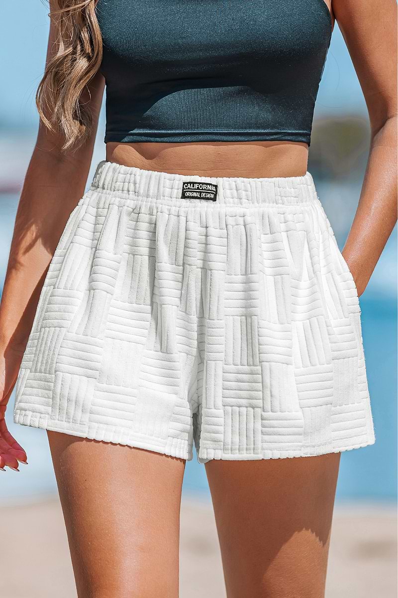 Cali Coast White Shorts