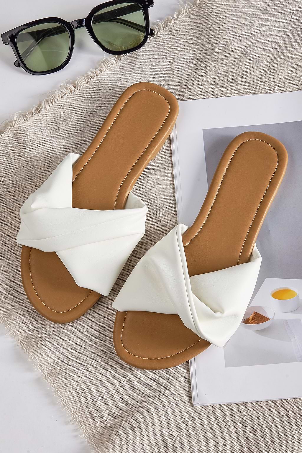 Sunny Steps White Sandals
