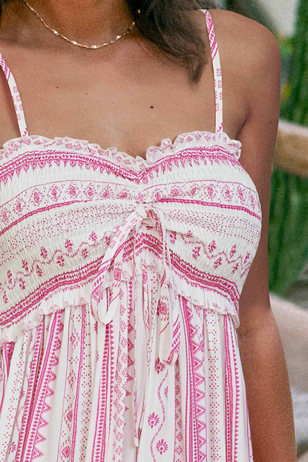 Sweet Whisper Ornate Mini Dress