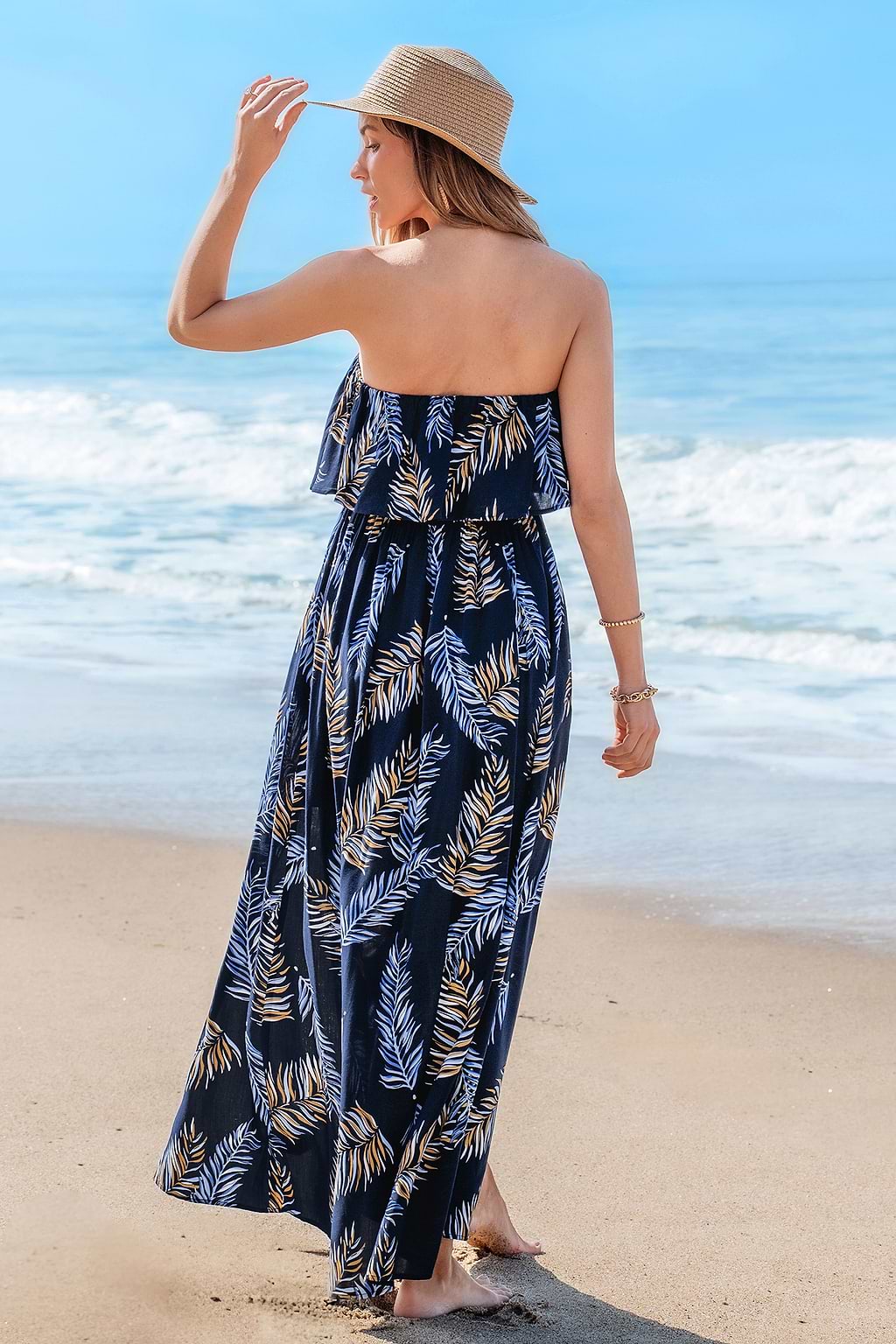 Lush Luau Tropical Maxi Dress