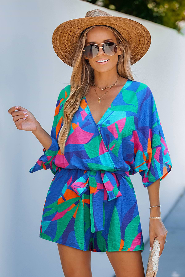 Wild Zephyr Tropical Romper
