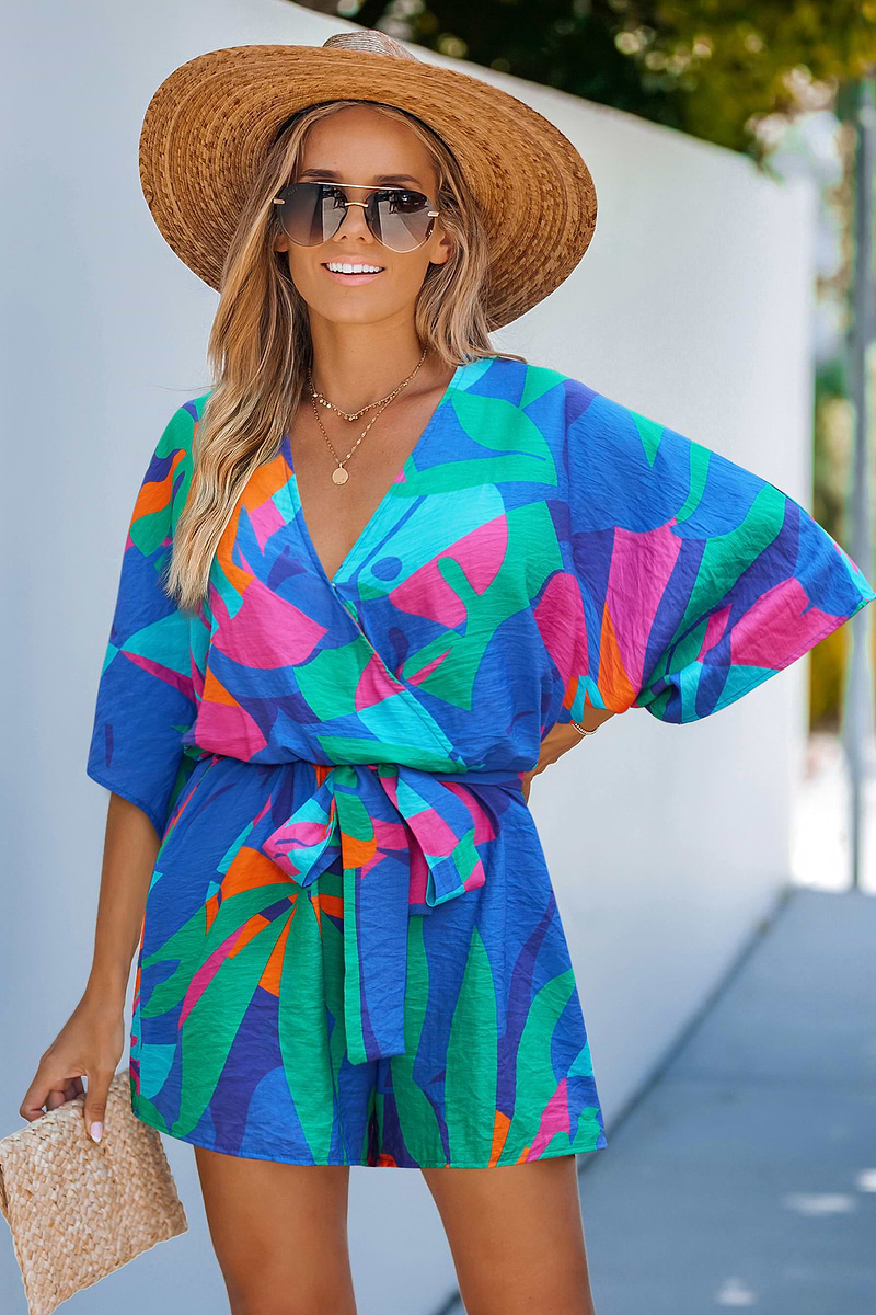 Wild Zephyr Tropical Romper