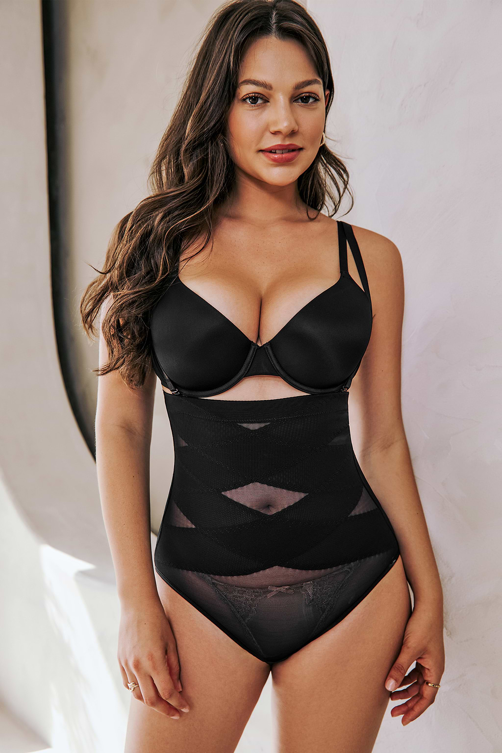 Smooth Talker Black Shapewear Bodysuit