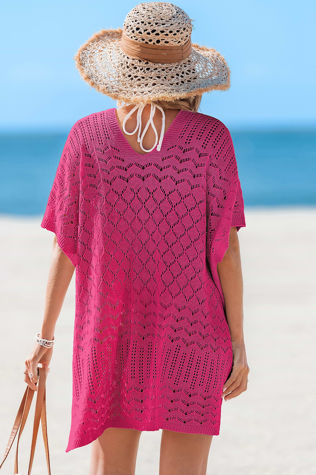 Laguna Escape Pink Cover-Up Mini Dress