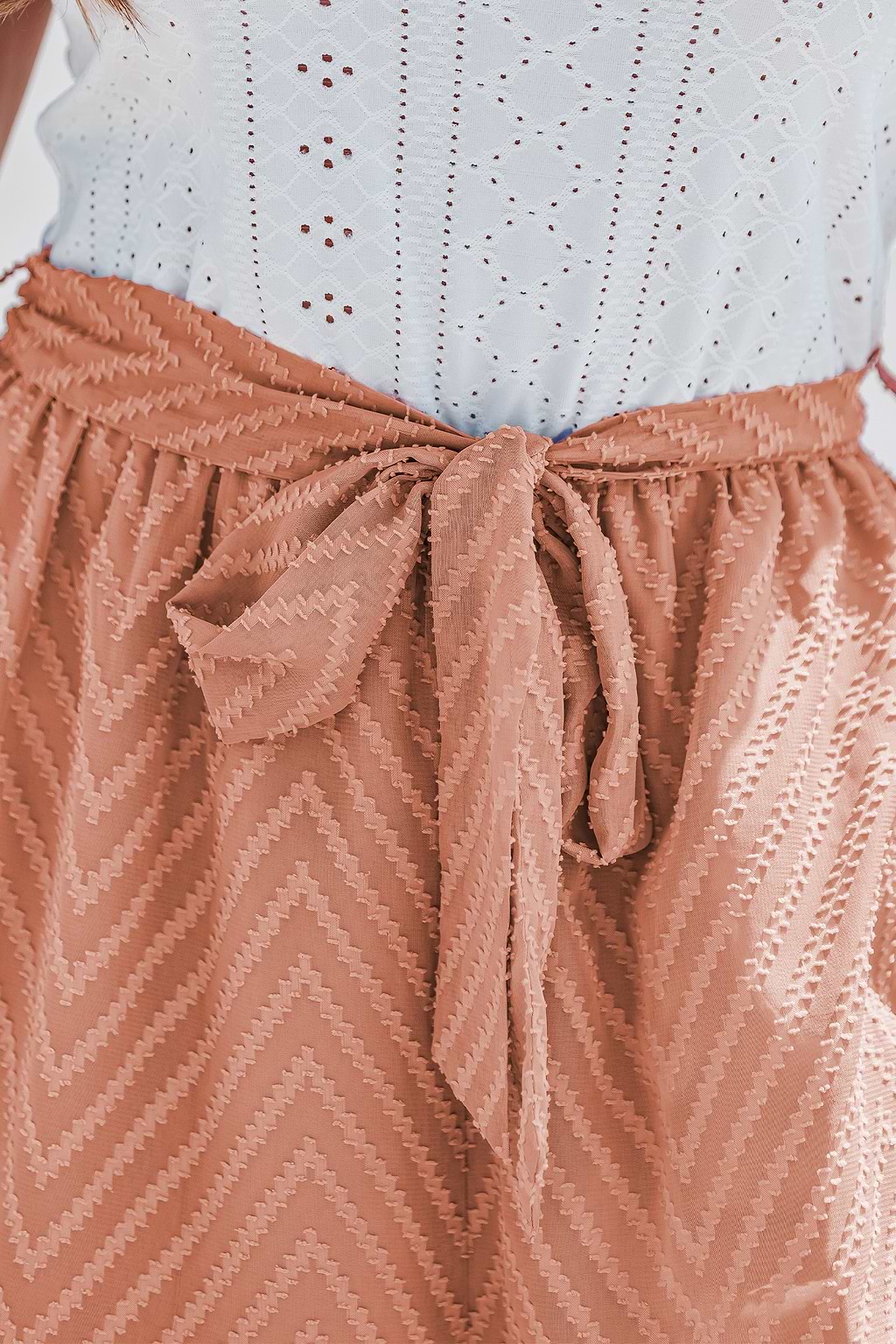 Melon Mood Two-Toned Romper