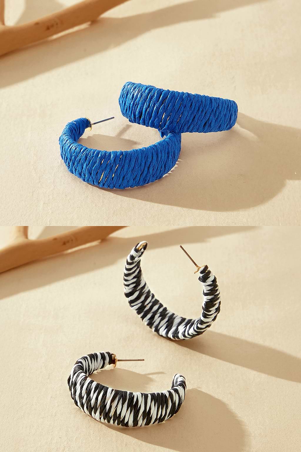 Bold Aura Hoop Earrings Set