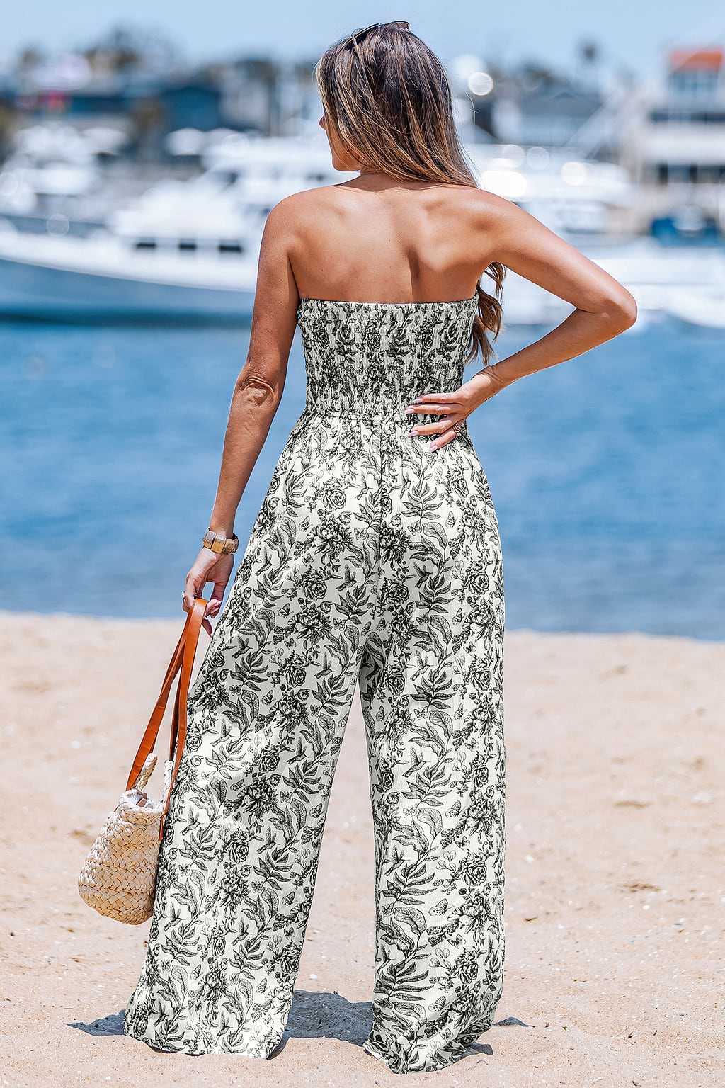 Noir Enchantment Floral Jumpsuit