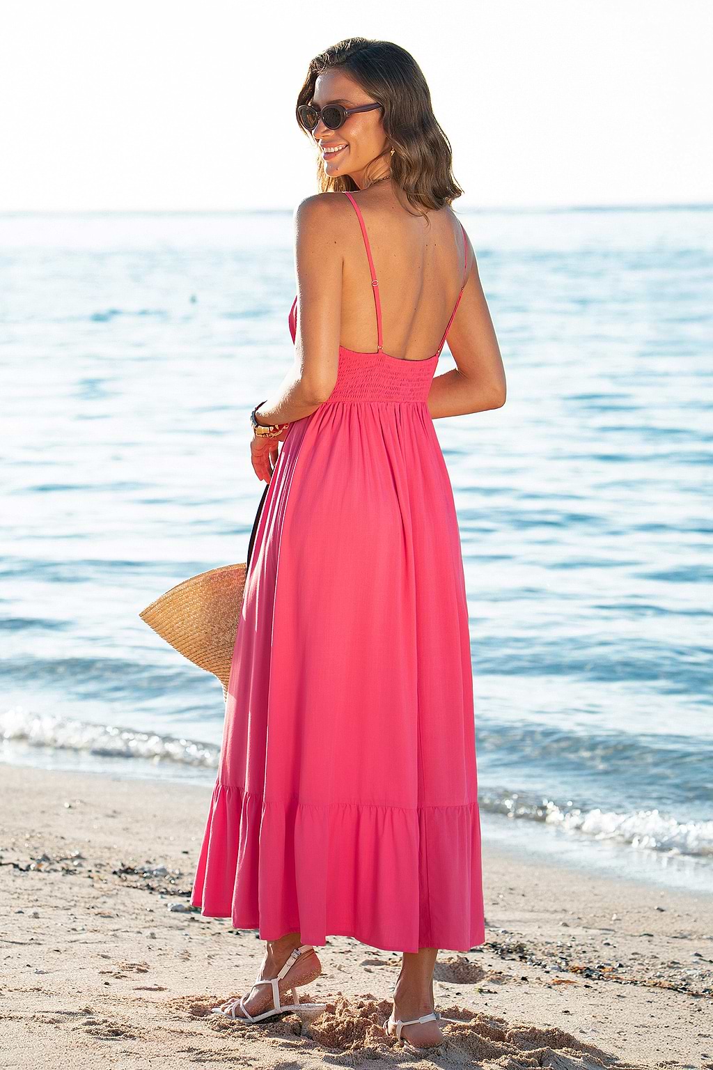 Refined Rose Pink Maxi Dress