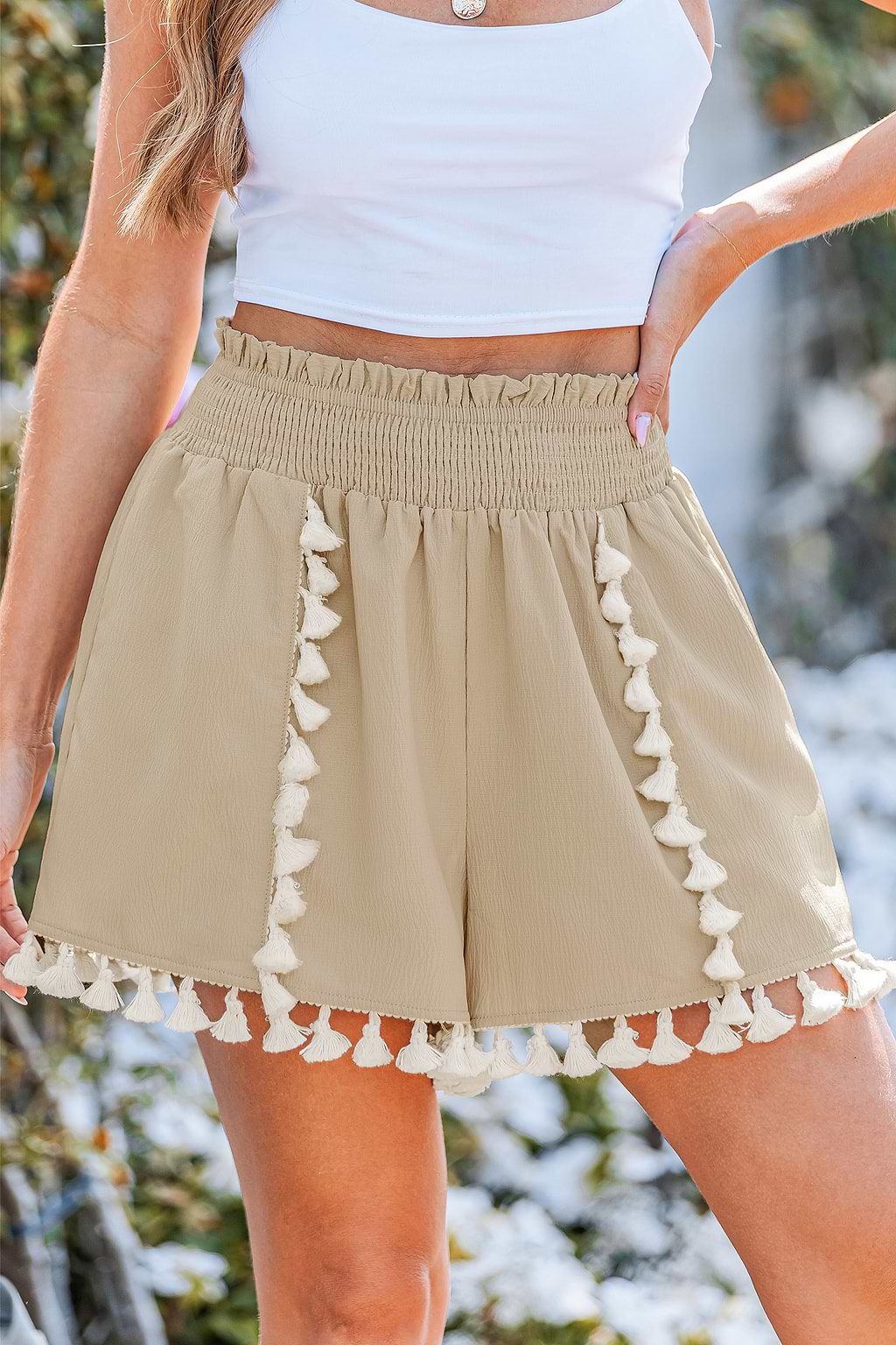 Pantaloncini beige Luna Bay