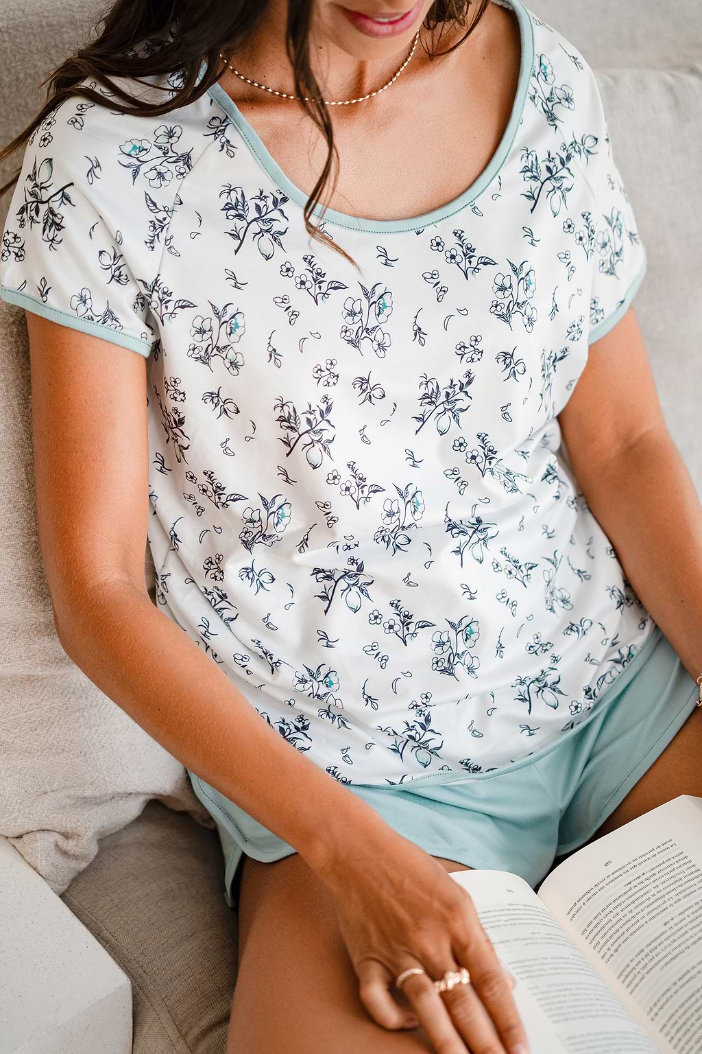 Posy Parade Floral Pajama Set