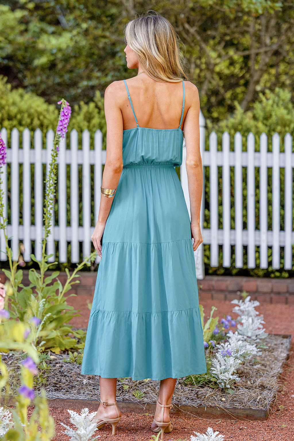 Pacific Daze Blue Maxi Dress