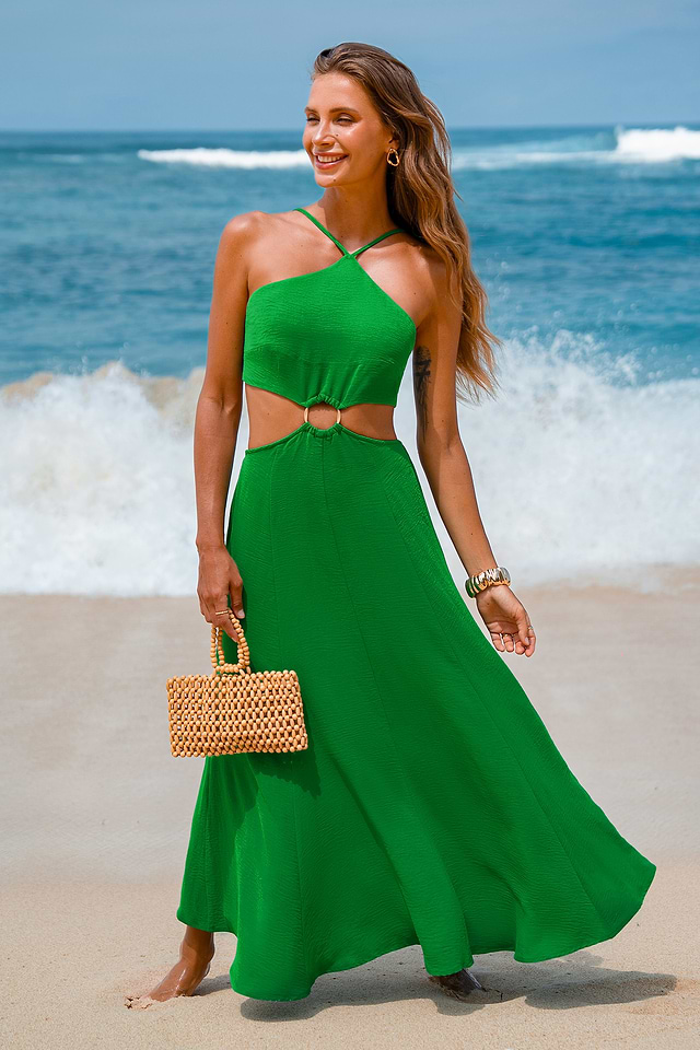 green emerald velvet dress SONYA Fern Green Midi Dress With Butterfly Sleeves And Mermaid Skirt