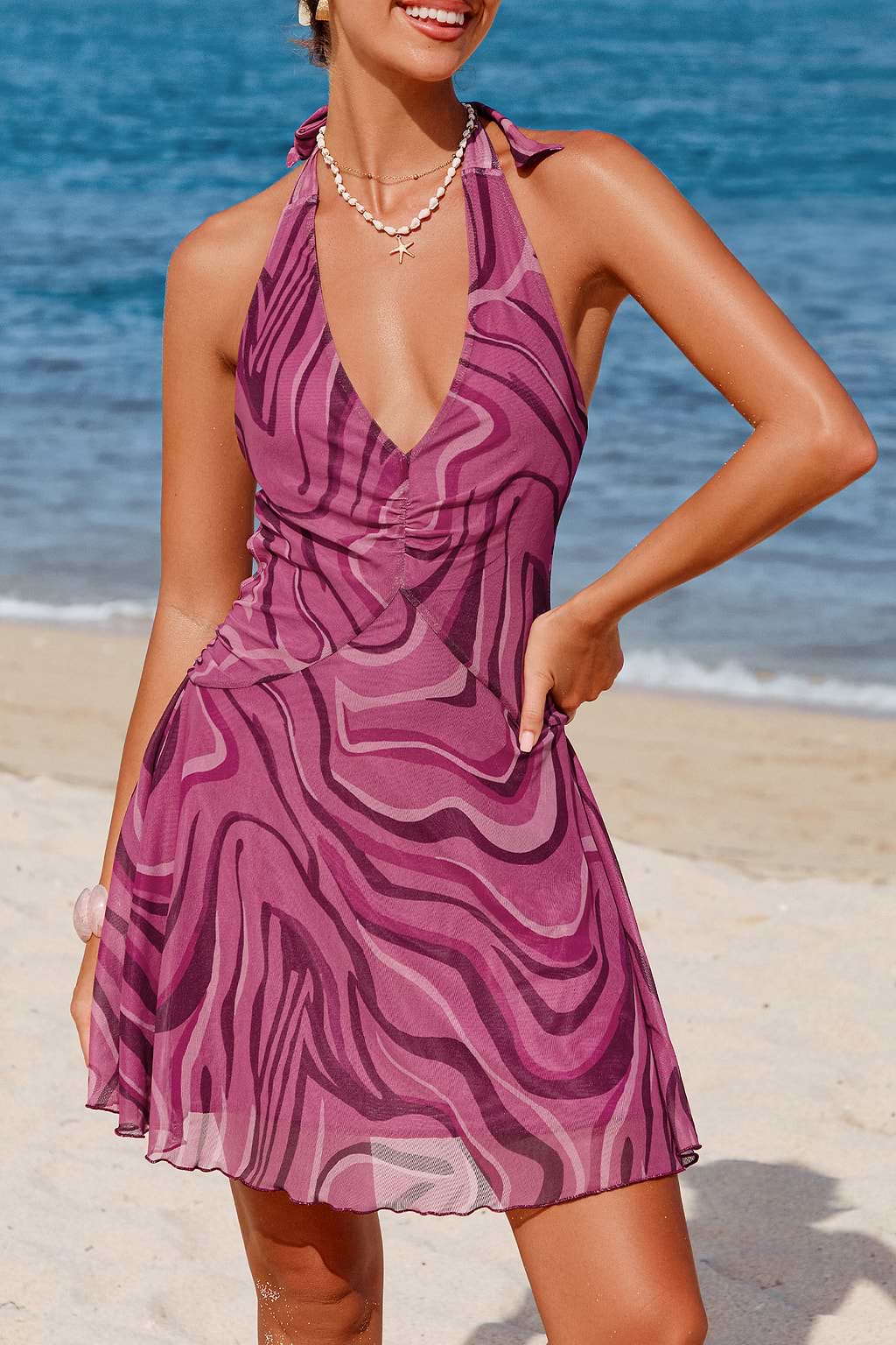 Black Forest Abstract Mini Dress