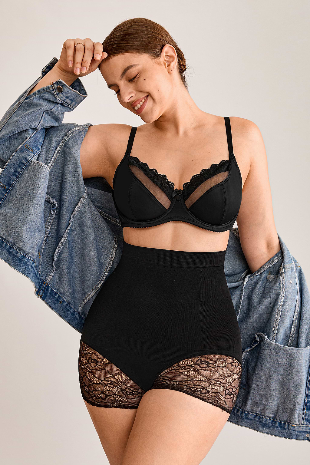 Pure Confidence Black Shapewear Briefs