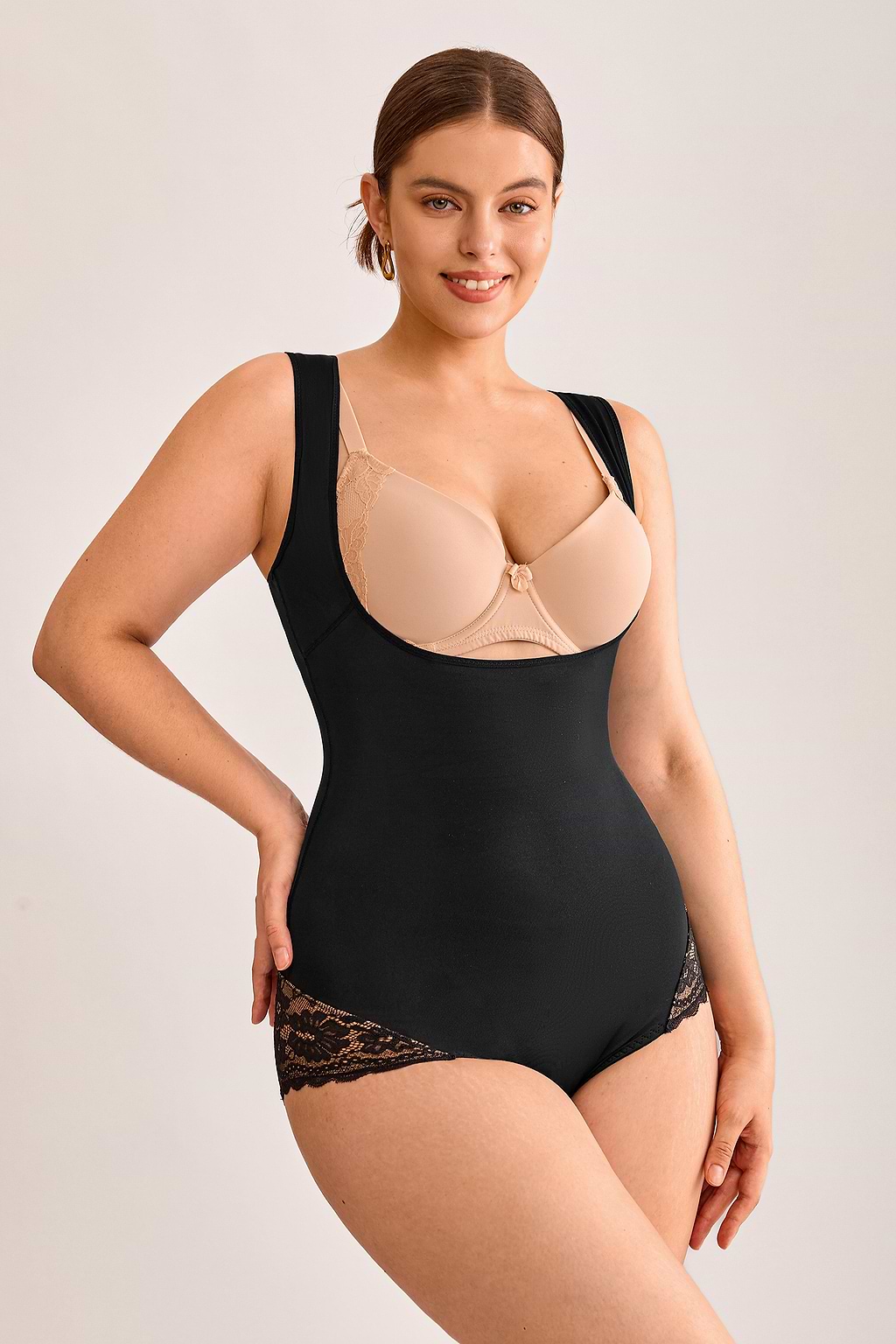 Soft Sculpt Black Shapewear Bodysuit