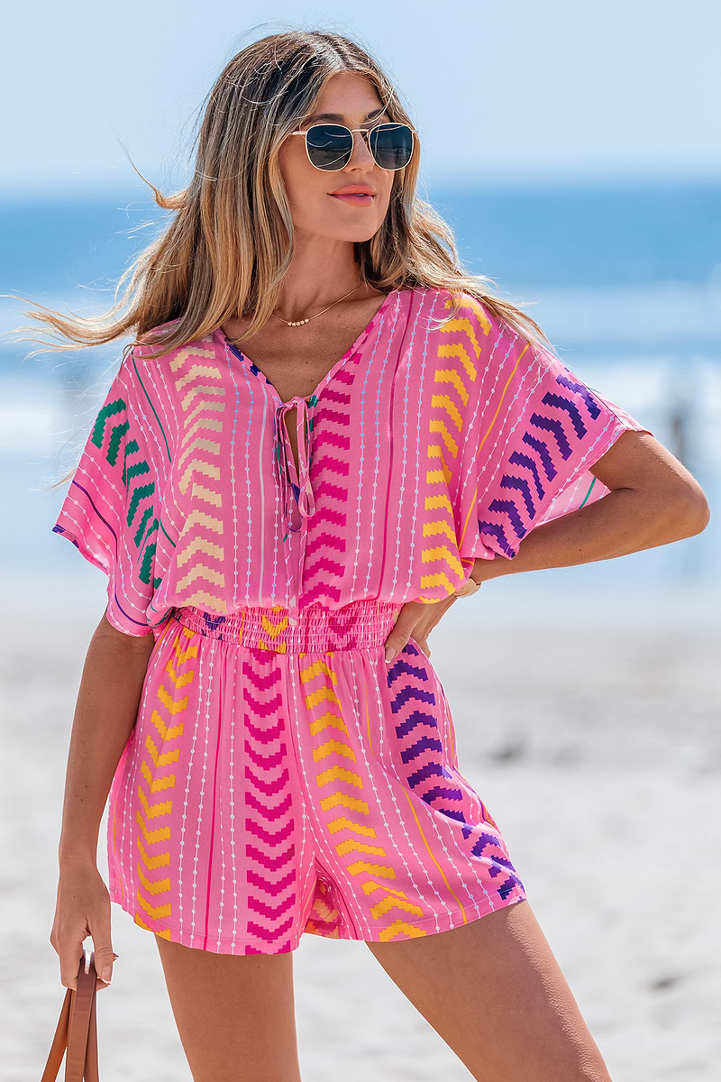 Light & Easy Abstract Romper
