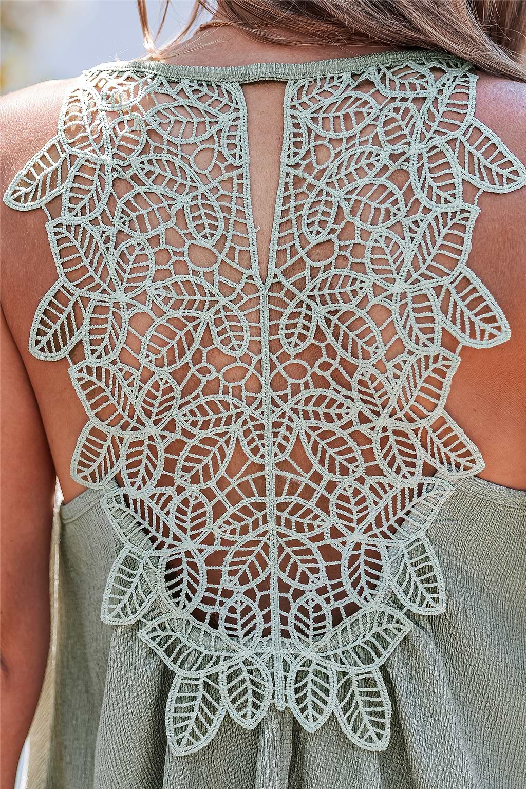 Sweet Sage Green Mini Dress