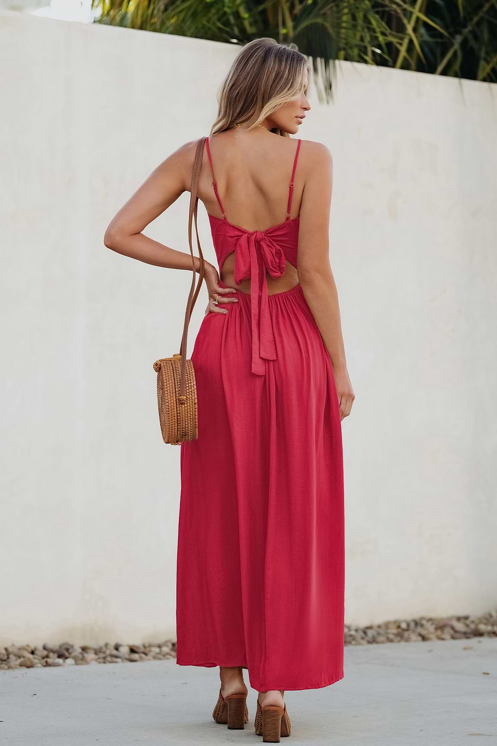 Hot Gossip Red Maxi Dress
