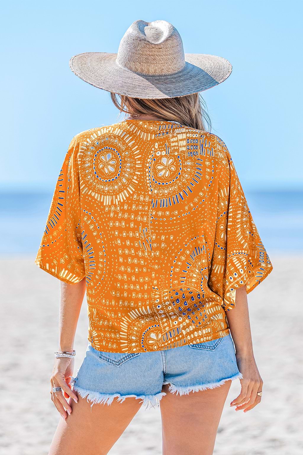 Boho Heat Ornate Cover-Up Top