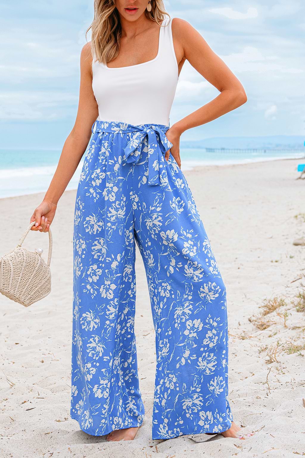 In the Moment Floral Jumpsuit