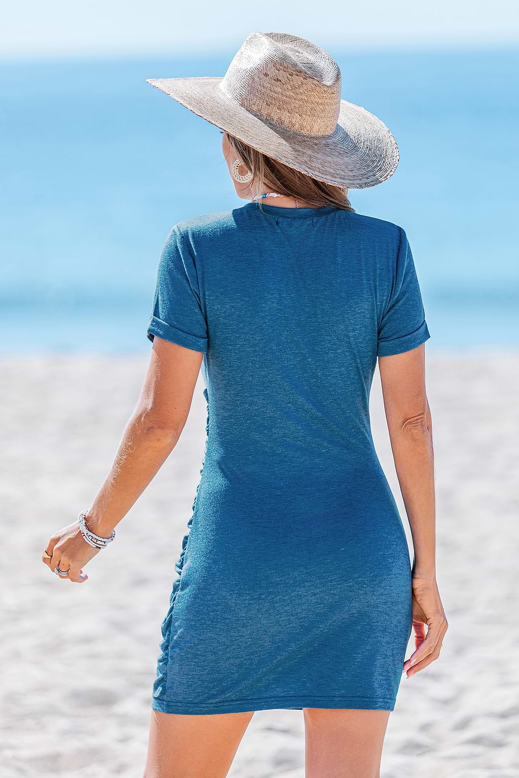 Just Right Blue Mini Dress