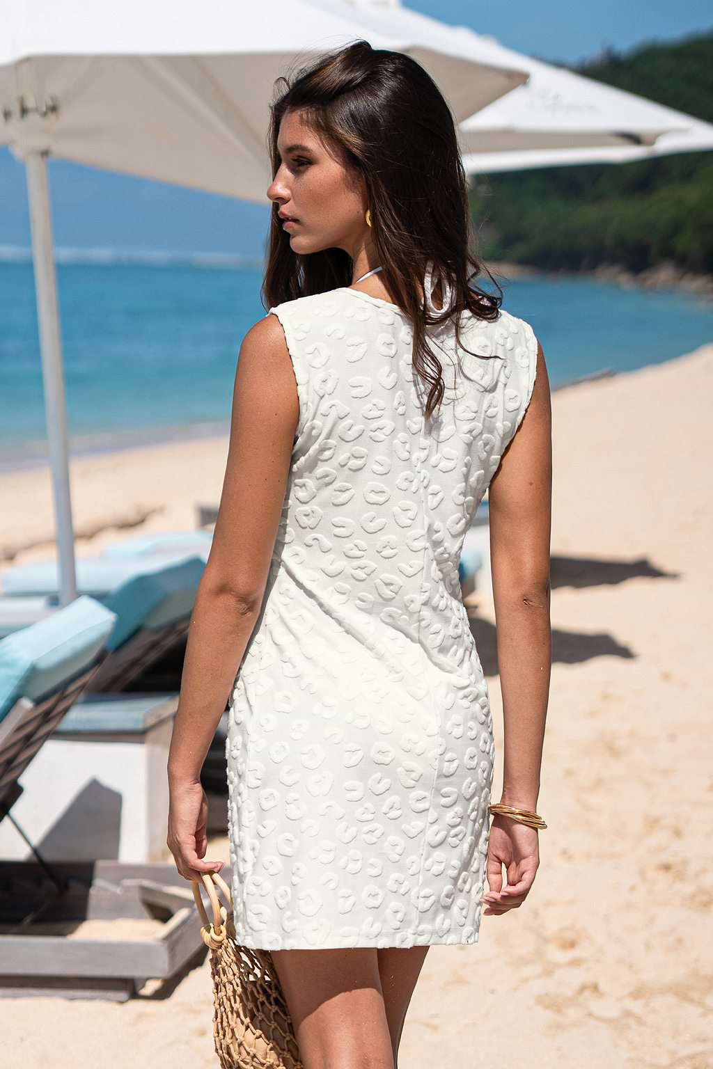 Vestido corto blanco Ocean Boulevard