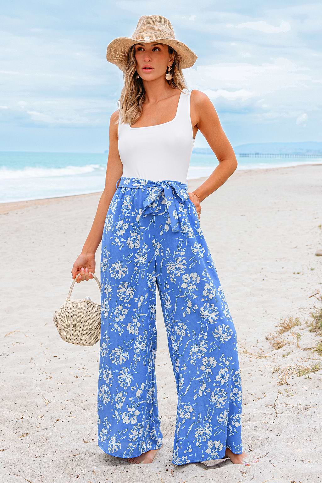 In the Moment Floral Jumpsuit