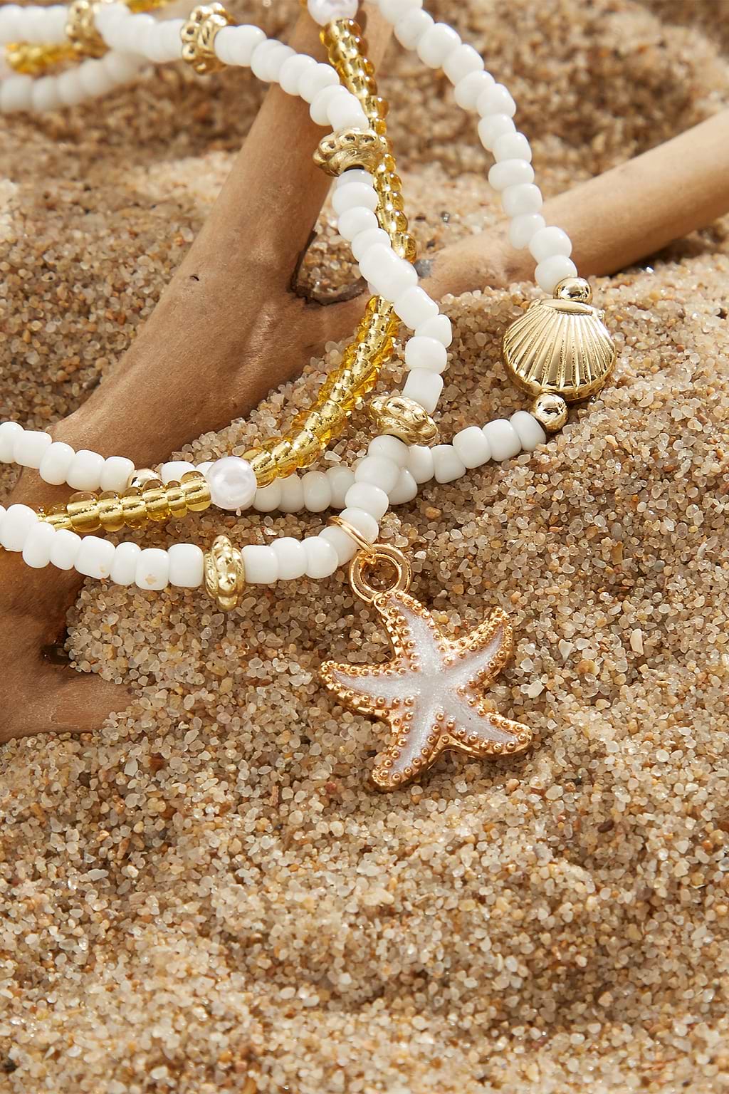 Subtle Glow Beaded Bracelet Set