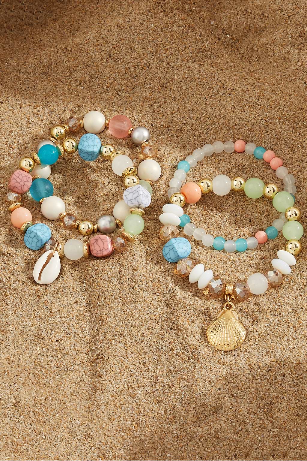 Lot de bracelets multicolores